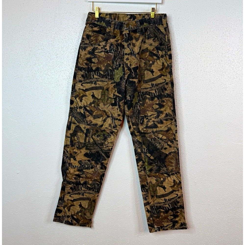 Wrangler Men's Camouflage Denim Straight Leg Jeans Regular Fit 5-Pocket Logo